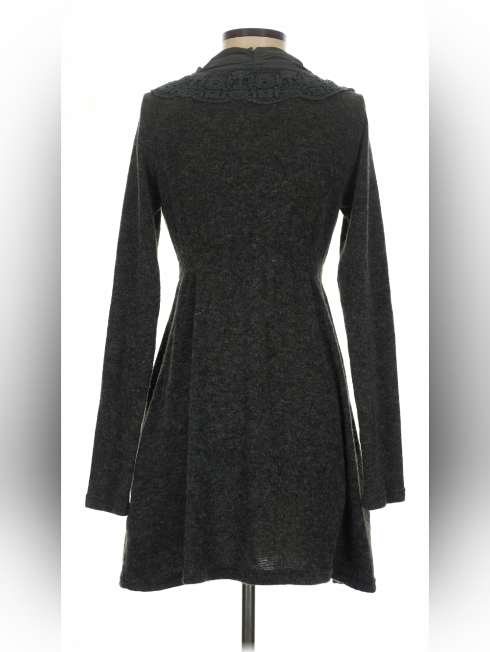 A'reve Charcoal Gray Sweater Dress Size S - Picture 2 of 11